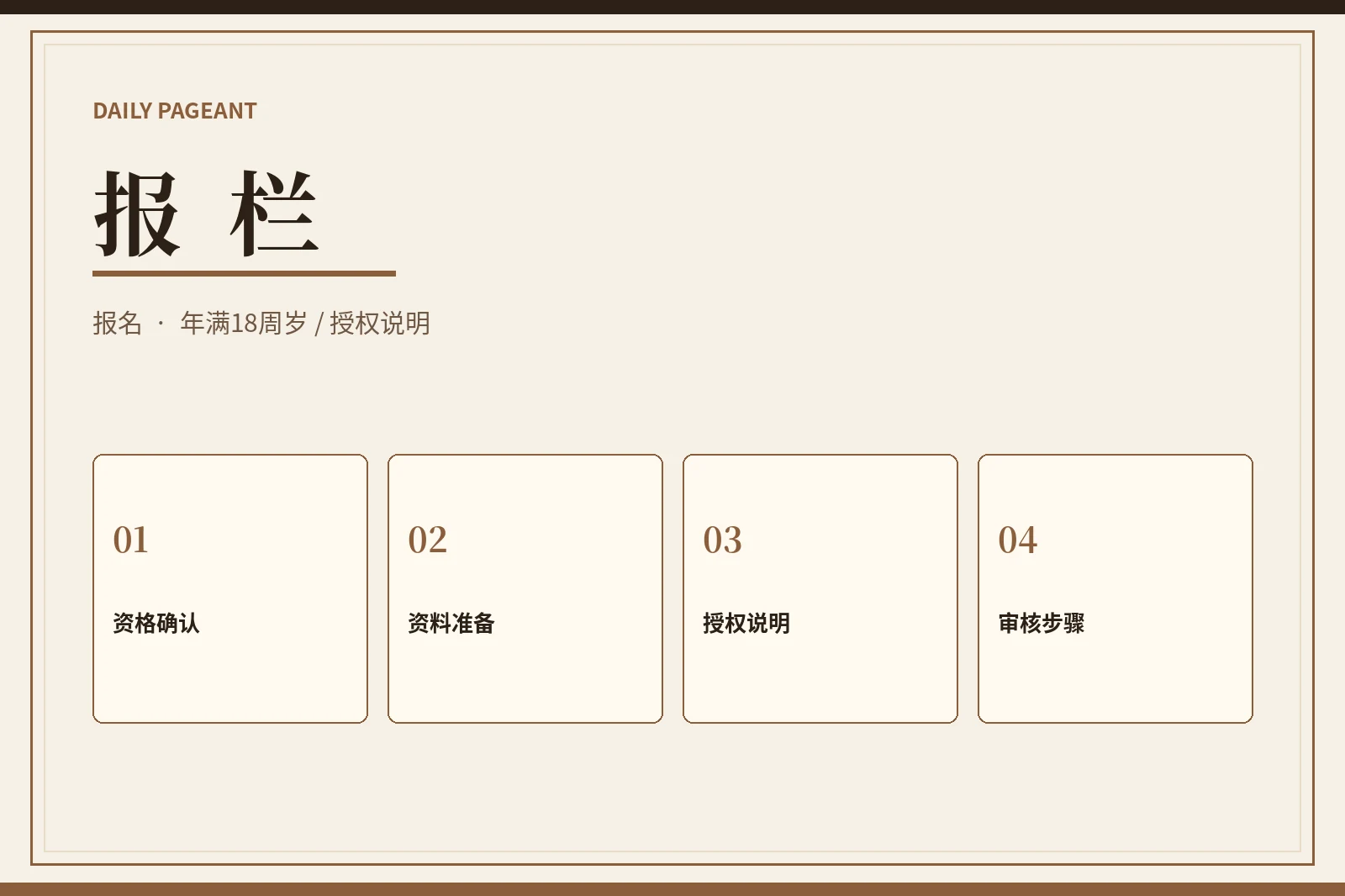 每日大赛成年参赛指南